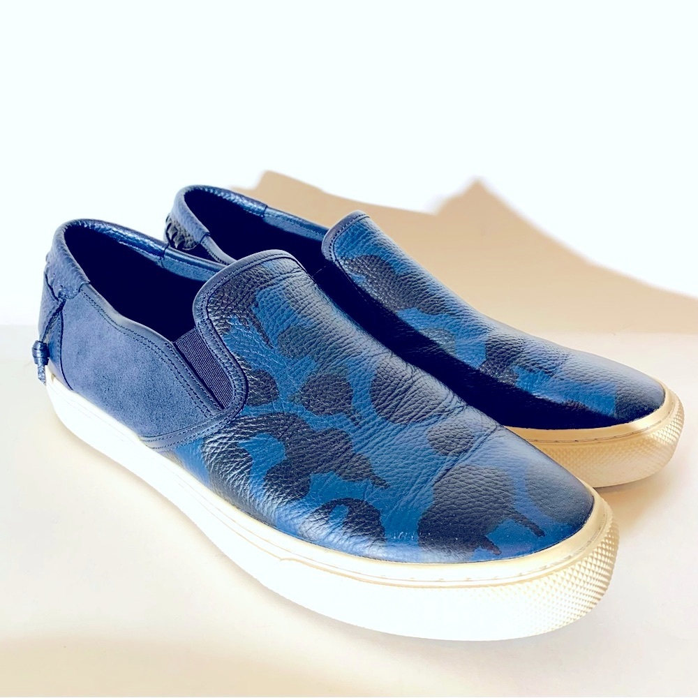 MEN’S Camouflage Leather Sneakers - Picture 2 of 8
